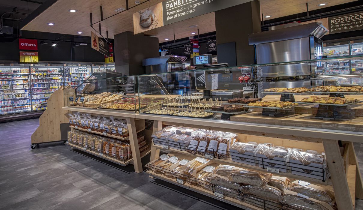 Carrefour Gourmet Furnishings for public places, retail, minimarkets: bakery