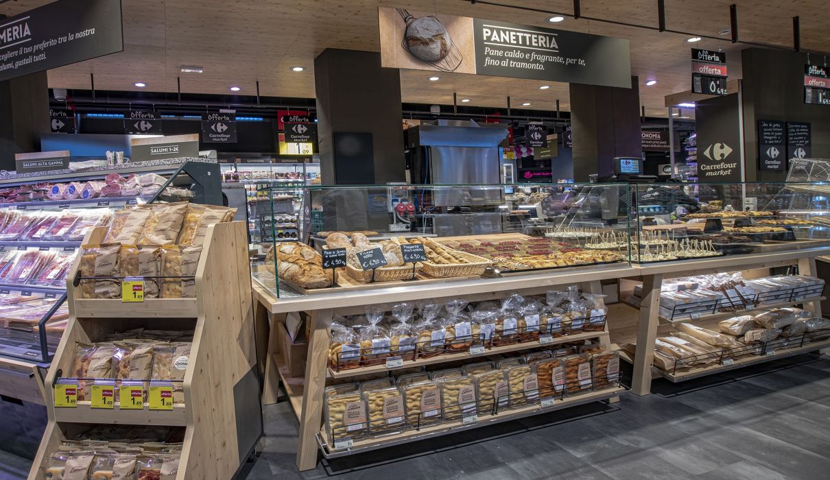 Carrefour Gourmet Furnishings for public places, retail, minimarkets: bakery