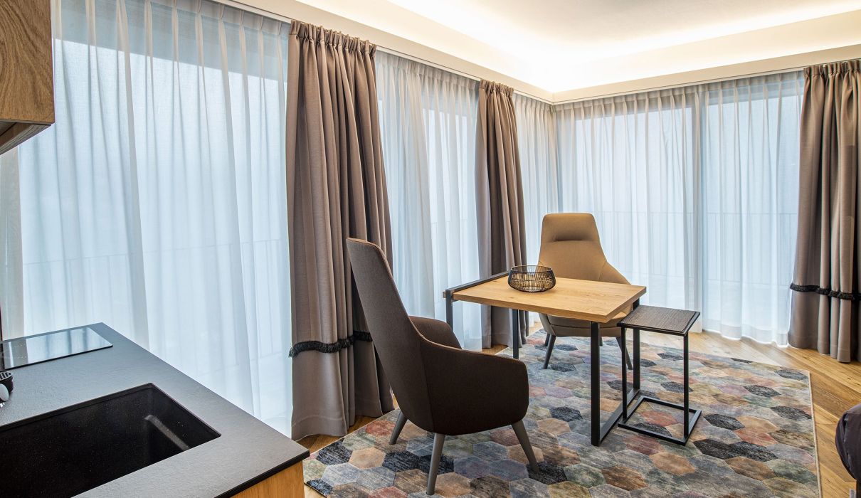 Ca' Rossa Suite & Breakfast**** Living space, arredamento su misura in legno