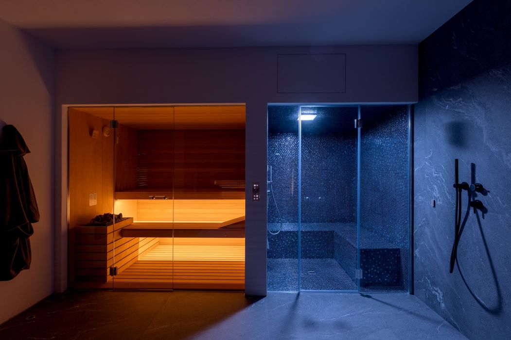 Villa SG Arredamenti su misura per villa privata SG : zona wellness & SPA