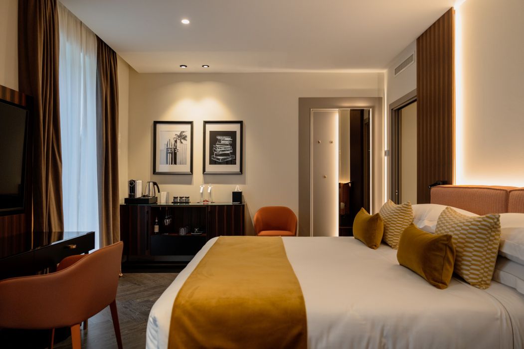 Custom-made furnishings hotel