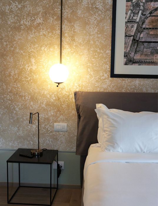 Custom-made hotel furnishings in an elegant modern style