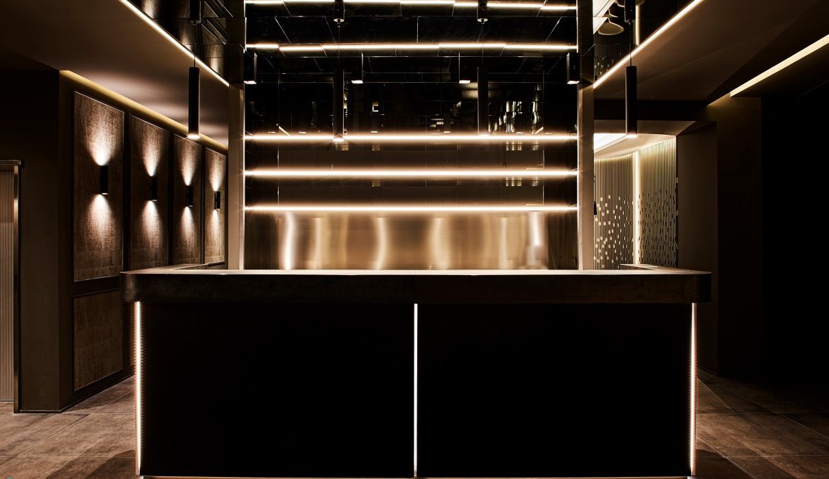 Kisen Sushi Restaurant Sushi restaurant arredamento sala ristorante : dettaglio reception