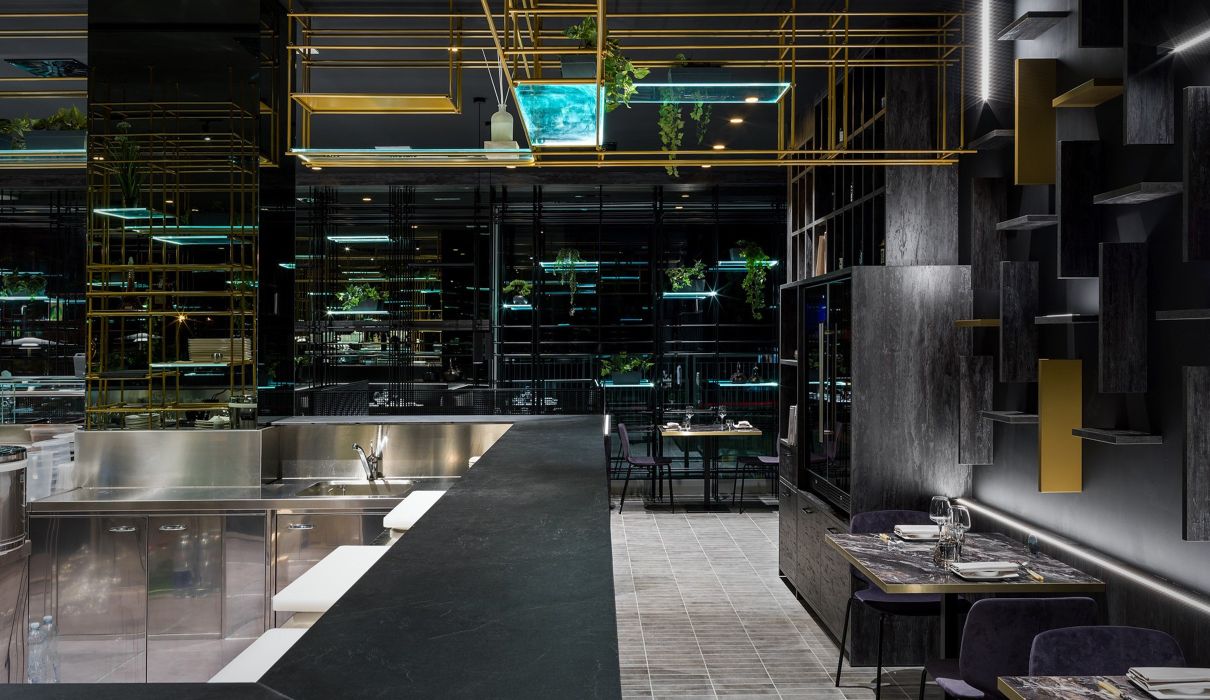 Kanto Sushi Restaurant Sushi restaurant arredamento sala ristorante