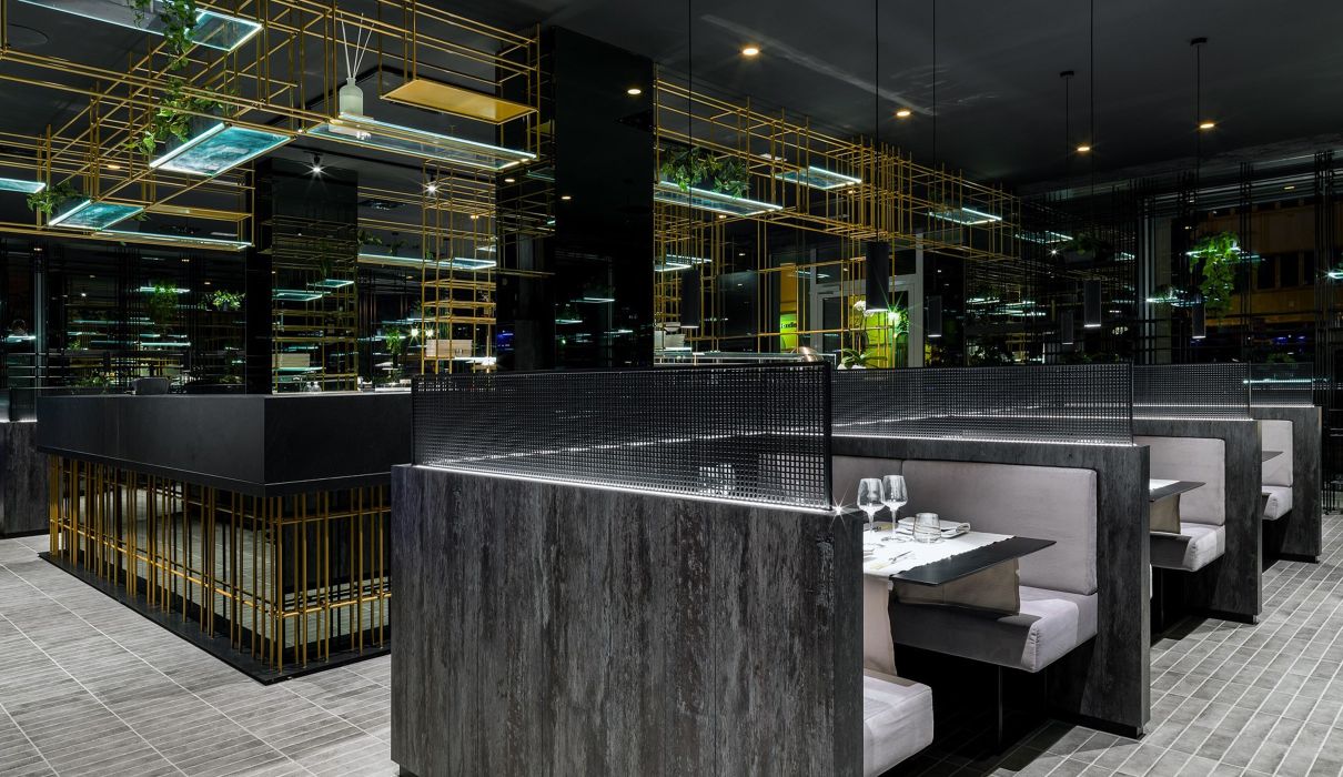 Kanto Sushi Restaurant Sushi restaurant arredamento sala ristorante