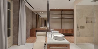 Arredamento su misura per alberghi : bagno