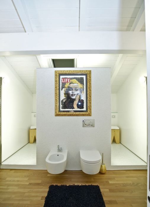 Penthouse VP Custom-made furniture for a private home: bathroom