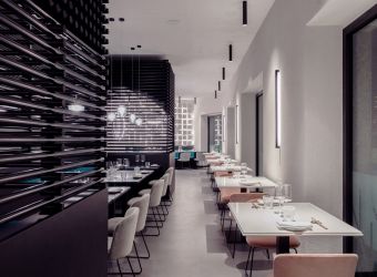 Sushi restaurant arredamento sala ristorante