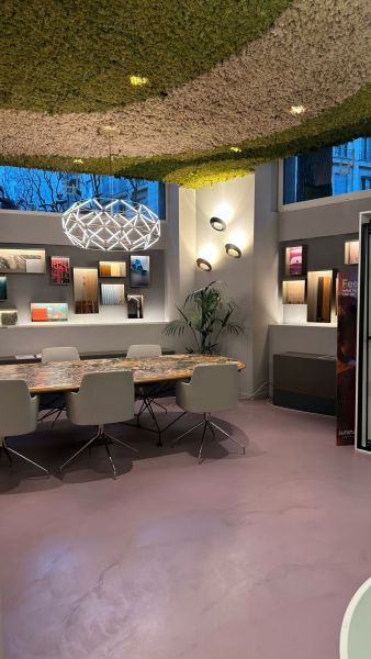 BM Italia _ interior contract custom made in La Boutique Showroom in Milan BM Italia _ interior contract custom made in La Boutique Showroom in Milan