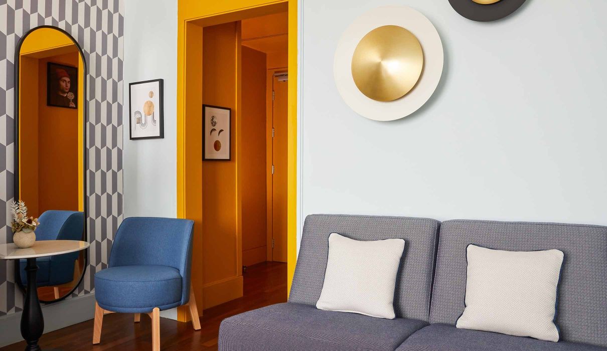 Hotel Indigo Arredamenti su misura per alberghi lusso : camera da letto. zona relax