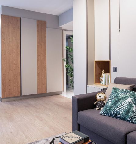 Open space: Cucina e soggiorno 