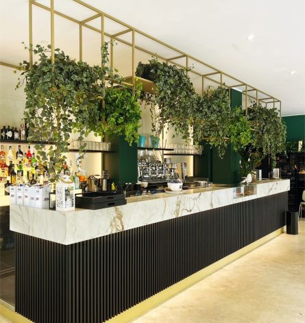 Custom-made bar furniture: bar counter